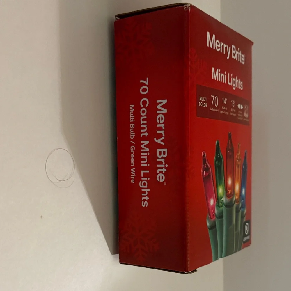 Merry Brite Festive Multi-Color Mini Lights